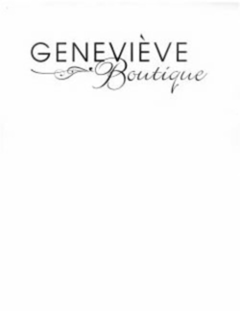 GENEVIÈVE BOUTIQUE Logo (USPTO, 29.01.2015)