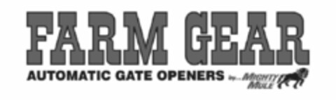 FARM GEAR AUTOMATIC GATE OPENERS BY...MIGHTY MULE Logo (USPTO, 02/13/2015)