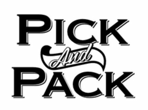 PICK AND PACK Logo (USPTO, 04/20/2015)