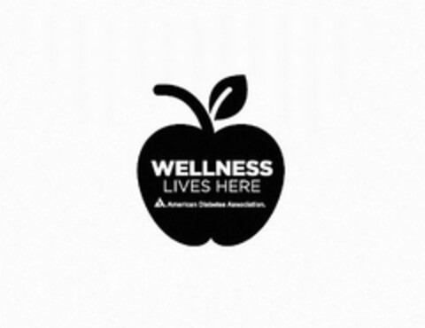 WELLNESS LIVES HERE AMERICAN DIABETES ASSOCIATION Logo (USPTO, 24.04.2015)