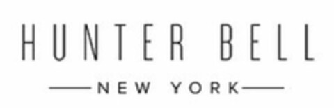 HUNTER BELL NEW YORK Logo (USPTO, 04.05.2015)