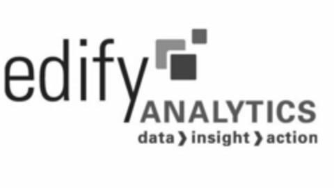 EDIFY ANALYTICS DATA INSIGHT ACTION Logo (USPTO, 09.12.2015)