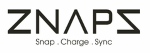 ZNAPZ SNAP CHARGE SYNC Logo (USPTO, 10.01.2016)