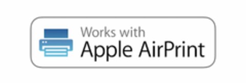 WORKS WITH APPLE AIRPRINT Logo (USPTO, 03/09/2016)