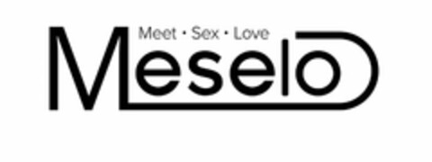 MESELO MEET · SEX · LOVE Logo (USPTO, 22.11.2016)