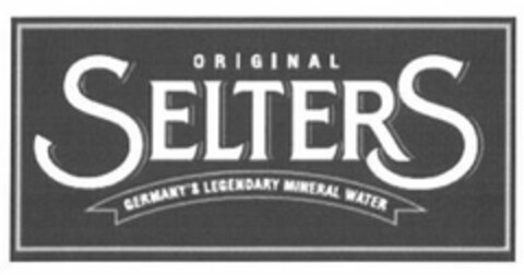 ORIGINAL SELTERS GERMANY'S LEGENDARY MINERAL WATER Logo (USPTO, 15.12.2016)