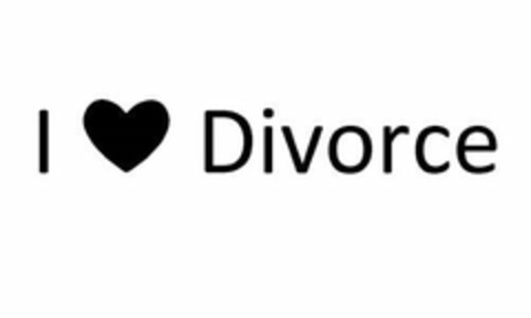 I LOVE DIVORCE Logo (USPTO, 05/22/2017)