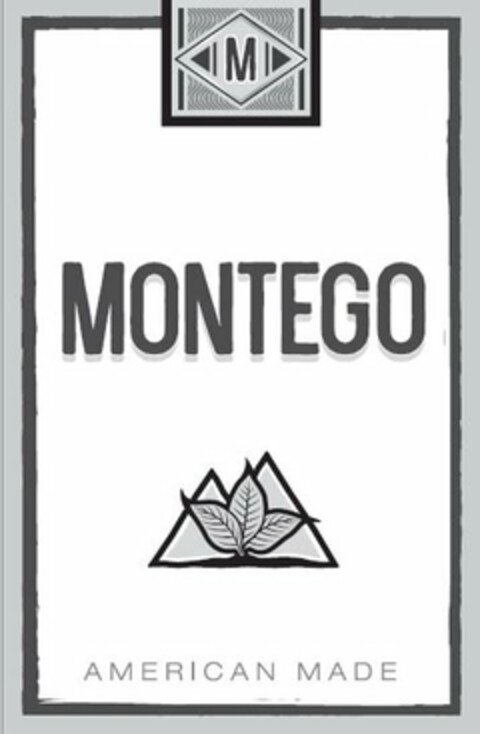 M MONTEGO AMERICAN MADE Logo (USPTO, 11.07.2017)