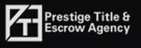 PTE PRESTIGE TITLE & ESCROW AGENCY Logo (USPTO, 08/29/2017)