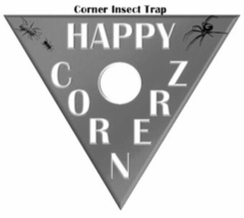 CORNER INSECT TRAP HAPPY CORNERZ Logo (USPTO, 09.11.2017)