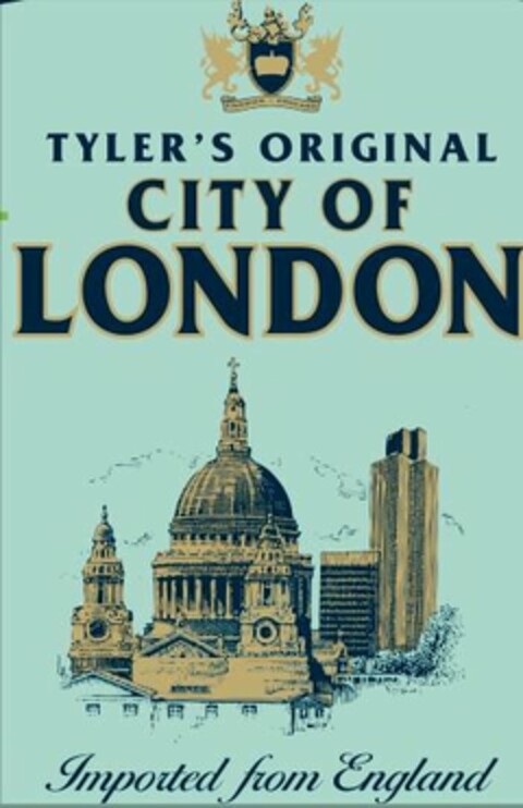 TYLER'S ORIGINAL CITY OF LONDON IMPORTED FROM ENGLAND, AND LONDON ENGLAND Logo (USPTO, 03/18/2018)