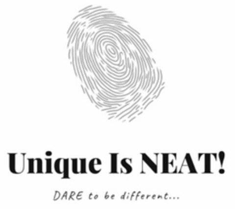 UNIQUE IS NEAT! DARE TO BE DIFFERENT... Logo (USPTO, 08.06.2018)