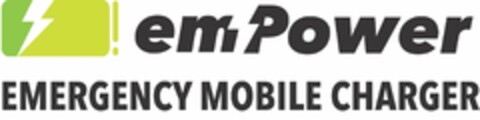 EMPOWER EMERGENCY MOBILE CHARGER Logo (USPTO, 20.09.2018)