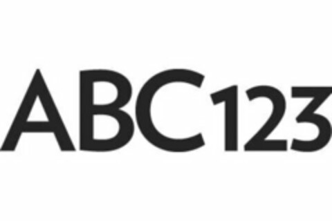 ABC123 Logo (USPTO, 14.11.2018)