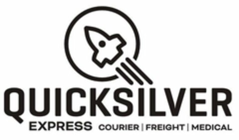 QUICKSILVER EXPRESS COURIER | FREIGHT |MEDICAL Logo (USPTO, 15.11.2018)