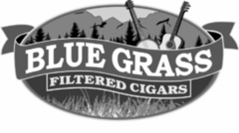 BLUE GRASS FILTERED CIGARS Logo (USPTO, 12/20/2018)