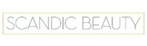 SCANDIC BEAUTY Logo (USPTO, 01.03.2019)