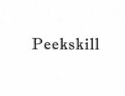 PEEKSKILL Logo (USPTO, 05/31/2019)