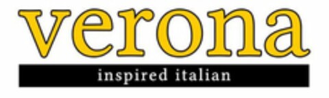 VERONA INSPIRED ITALIAN Logo (USPTO, 09.06.2019)