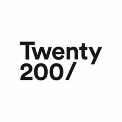 TWENTY 200/ Logo (USPTO, 18.06.2019)