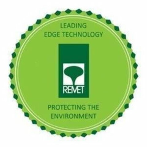 LEADING EDGE TECHNOLOGY REMET PROTECTING THE ENVIRONMENT Logo (USPTO, 07/18/2019)