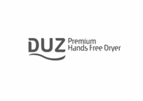 DUZ PREMIUM HANDS FREE DRYER Logo (USPTO, 30.07.2019)