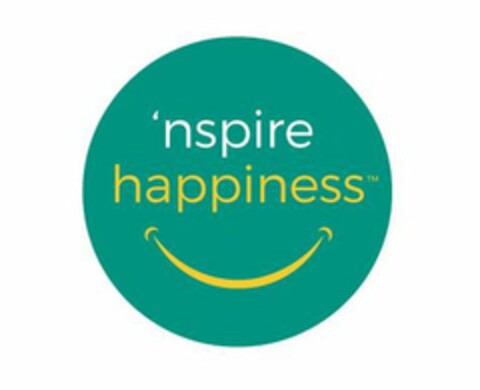 NSPIRE HAPPINESS Logo (USPTO, 07/31/2019)