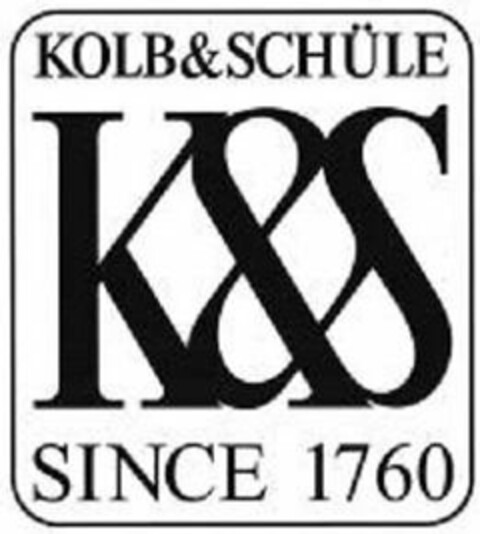 K&S KOLB&SCHÜLE SINCE 1760 Logo (USPTO, 07.08.2019)