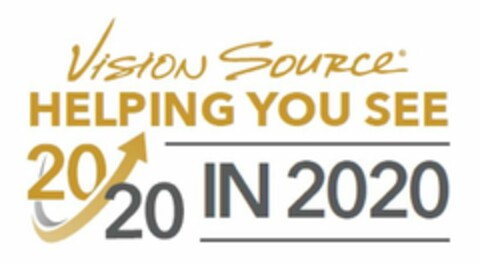 VISION SOURCE HELPING YOU SEE 20/20 IN 2020 Logo (USPTO, 07.02.2020)