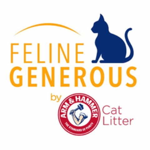 FELINE GENEROUS BY ARM & HAMMER THE STANDARD OF PURITY CAT LITTER Logo (USPTO, 22.06.2020)