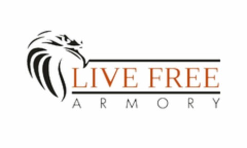 LIVE FREE ARMORY Logo (USPTO, 06/24/2020)