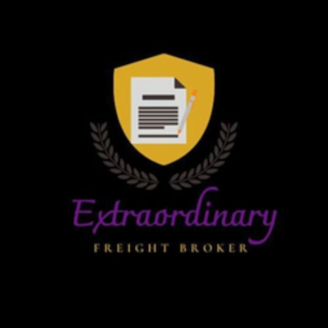 EXTRAORDINARY FREIGHT BROKER Logo (USPTO, 16.07.2020)