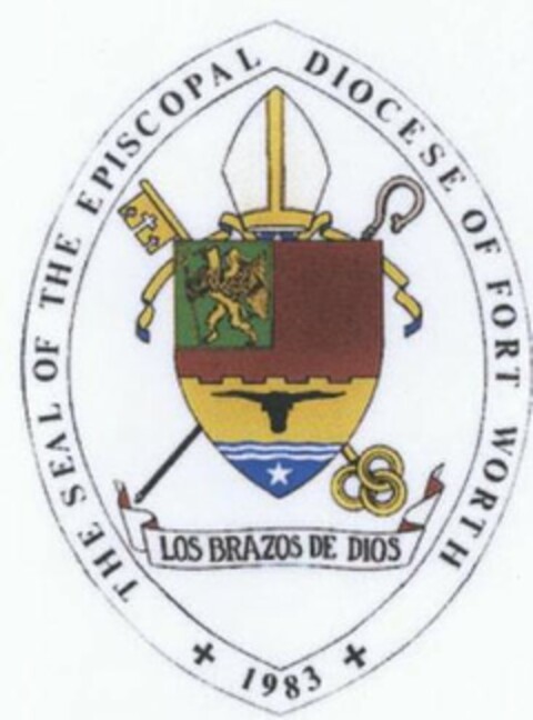 THE SEAL OF THE EPISCOPAL DIOCESE OF FORT WORTH 1983 LOS BRAZOS DE DIOS Logo (USPTO, 29.05.2009)