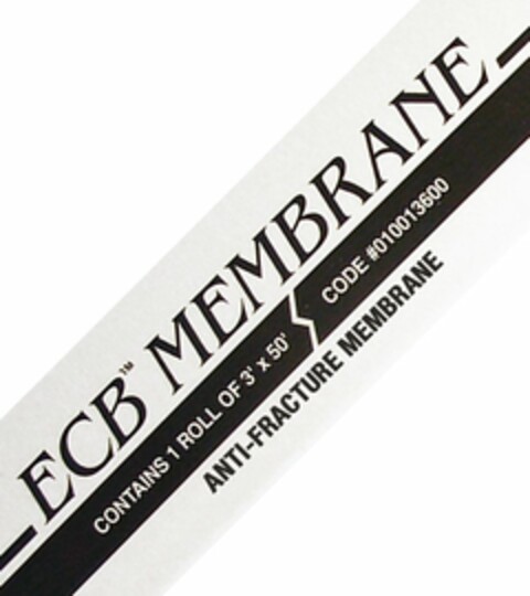 ECB MEMBRANE ANTI-FRACTURE MEMBRANE Logo (USPTO, 17.06.2009)