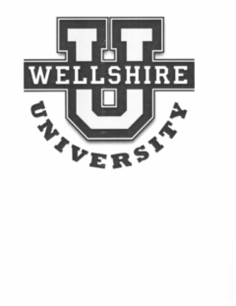 WELLSHIRE UNIVERSITY "U" Logo (USPTO, 30.03.2010)