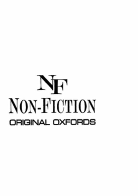 NF NON-FICTION ORIGINAL OXFORDS Logo (USPTO, 11.06.2010)