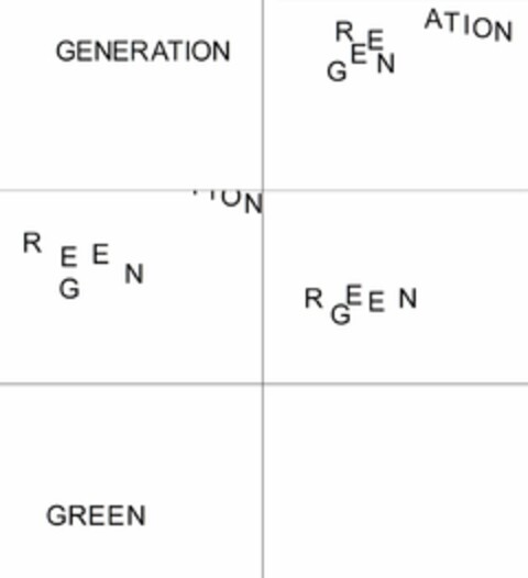 GENERATION GREEN Logo (USPTO, 08/02/2010)