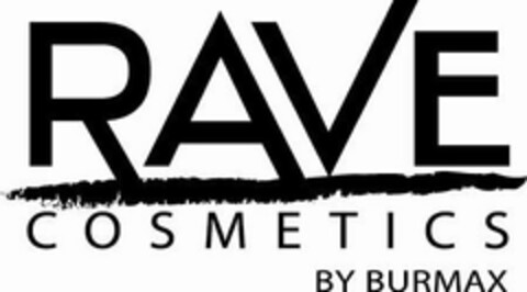 RAVE COSMETICS BY BURMAX Logo (USPTO, 02/03/2011)