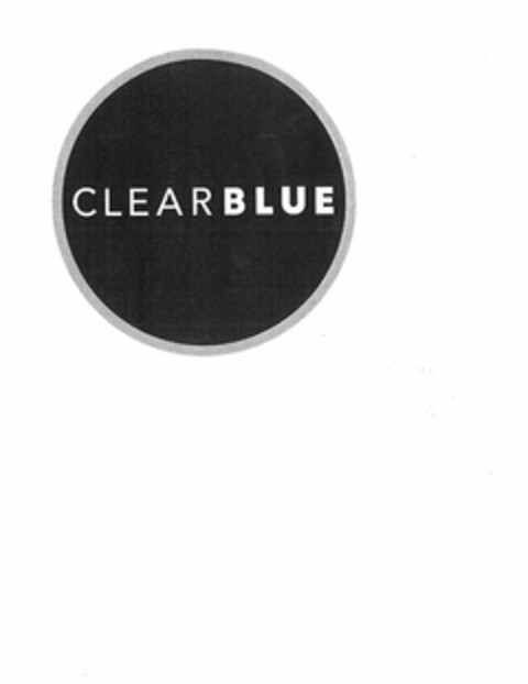 CLEAR BLUE Logo (USPTO, 18.07.2011)