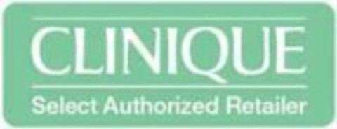 CLINIQUE SELECT AUTHORIZED RETAILER Logo (USPTO, 12/20/2011)