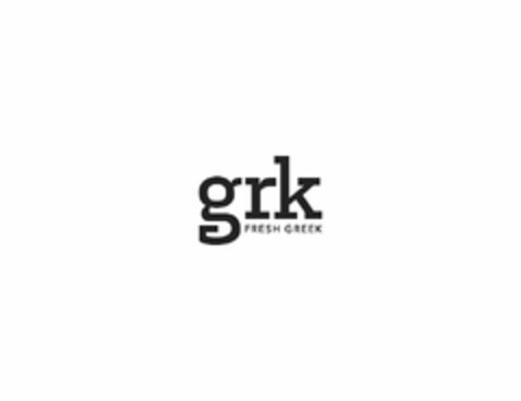 GRK FRESH GREEK Logo (USPTO, 11/27/2012)