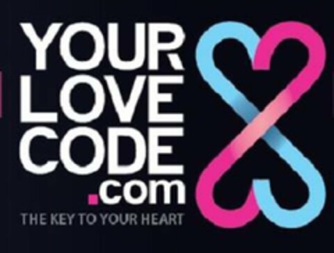 YOUR LOVE CODE .COM THE KEY TO YOUR HEART Logo (USPTO, 08.02.2013)