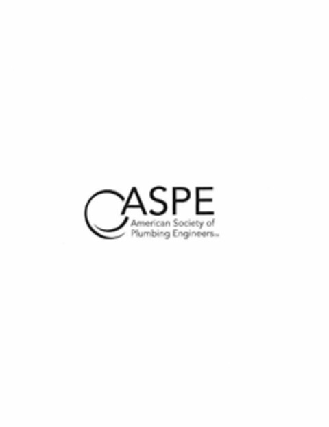 ASPE AMERICAN SOCIETY OF PLUMBING ENGINEERS Logo (USPTO, 13.06.2013)