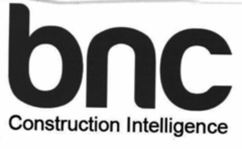 BNC CONSTRUCTION INTELLIGENCE Logo (USPTO, 08/05/2013)