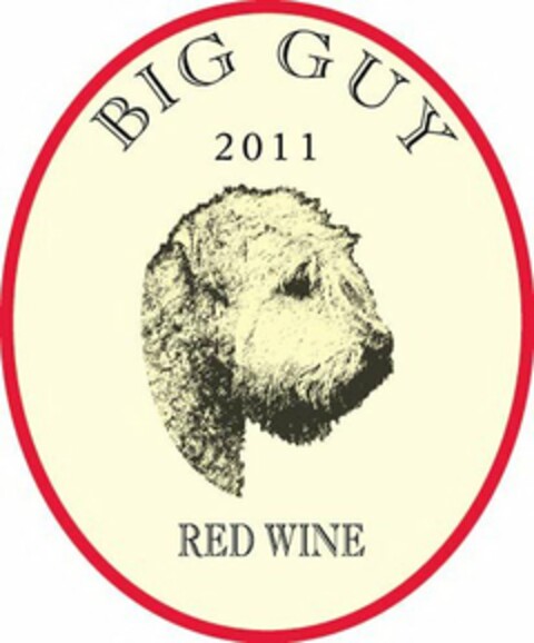 BIG GUY RED WINE Logo (USPTO, 04.09.2013)
