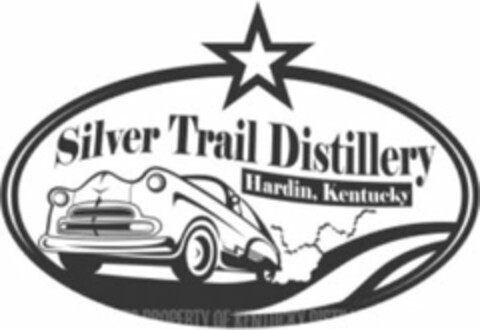 SILVER TRAIL DISTILLERY HARDIN, KENTUCKY Logo (USPTO, 11.11.2013)