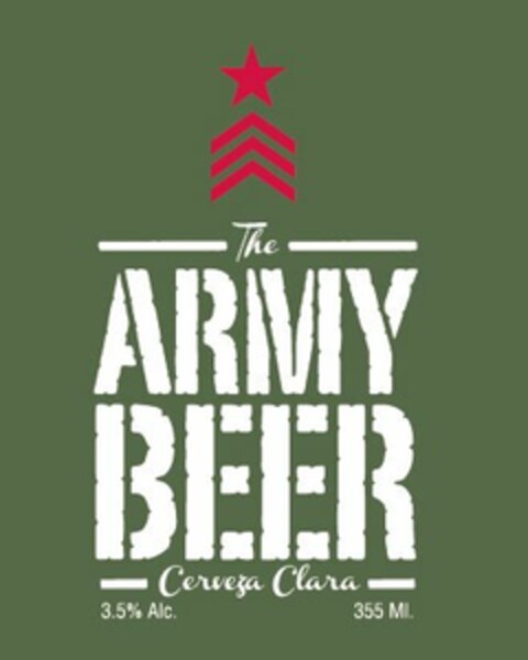 THE ARMY BEER Logo (USPTO, 19.11.2013)