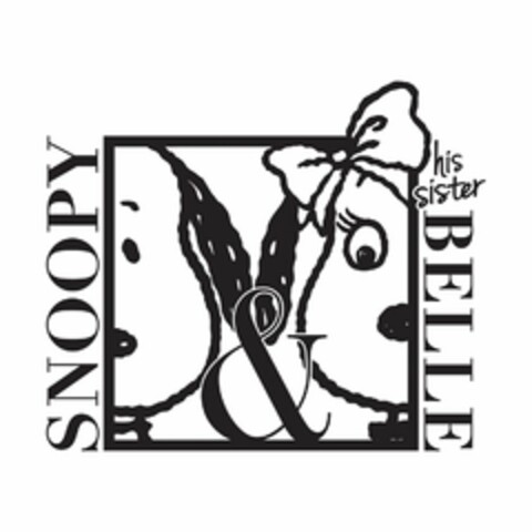 SNOOPY & HIS SISTER BELLE Logo (USPTO, 16.01.2014)