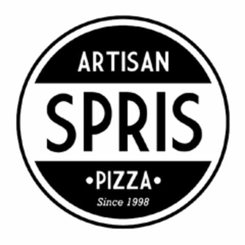 SPRIS ARTISAN PIZZA SINCE 1998 Logo (USPTO, 03/20/2014)