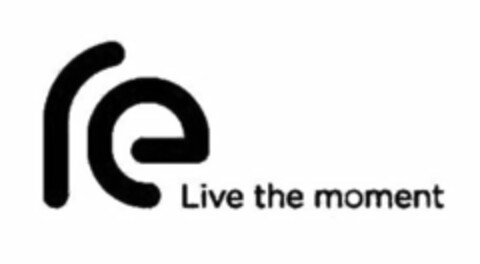 RE LIVE THE MOMENT Logo (USPTO, 18.08.2014)